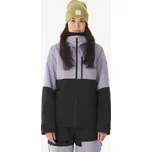 WEDZE Dámská prodyšná a hřejivá lyžařská a snowboardová bunda 500 AM S FIALOVÁ|ČERNÁ