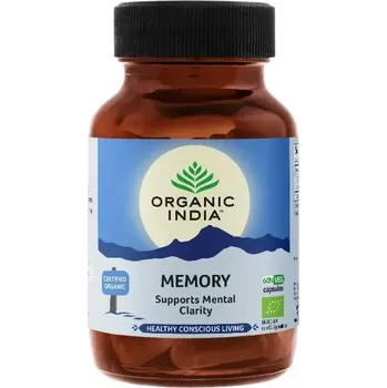 Přírodní produkt Organic India Memory 60 kapslí