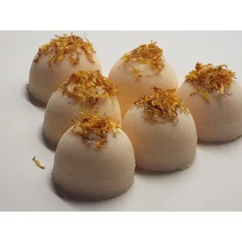 Ruční mýdlárna Šumivé bomby do koupele s měsíčkem lékařským