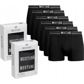 Boxerky Pánské boxerky Mustang 6 párů vel. L