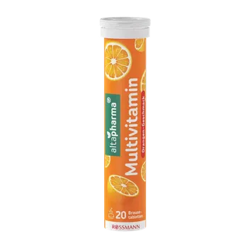 altapharma Šumivé tablety multivitamín a pomeranč, doplněk stravy 20 ks