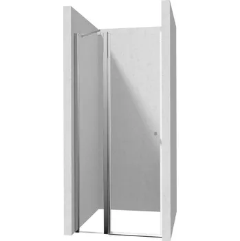 Sprchové dveře Deante KERRIA PLUS otočné sprchové dveře 80 cm s TotalWhite sklem, chrom KTSU042P