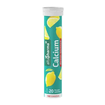 altapharma Šumivé tablety s vápníkem, citron, doplněk stravy 20 ks