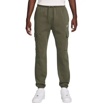 Pánské kalhoty Pánské tepláky NIKE-M NK CLUB BB CARGO PANT Zelená M