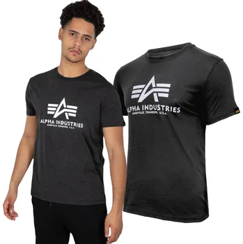 Pánské tričko Tričko Alpha Industries Basic 100501 466 šedé L