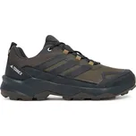 Pánská nízká turistická obuv ADIDAS-Terrex Skychaser AX5 GTX M shadow olive/carbon/bronze strata Hnědá 46