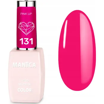 Přípravek na nehty Manica Hybridní lak - Pink Up 131 10ml