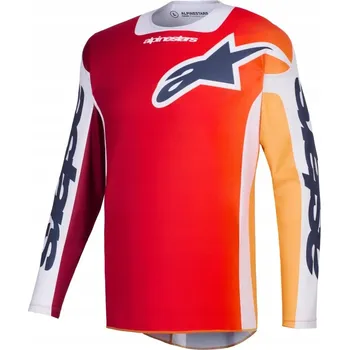 Moto oblečení Mikina Alpinestars Racer Portl červeno-šedá XL