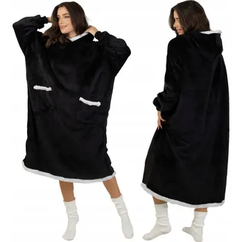 Pánská mikina TEPLÁ MIKINA MIKINOVÁ DEKA DEKA 2 V 1 SILNÁ XXL KOŽEŠINOVÁ FLÍSOVÁ MIKINA fleecová mikina s kapucí VELKÁ