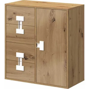 Komoda Slevadoma Komoda CRESTON 7 do dětského pokoje | dub artisan