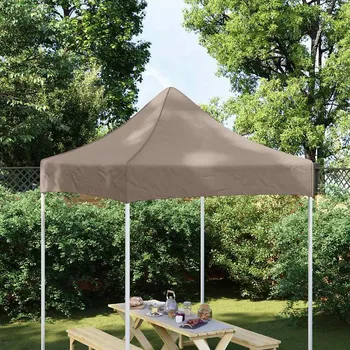Zahradní altán Střecha k party stanu 2 x 2 m taupe 270 g/m² IM_315343