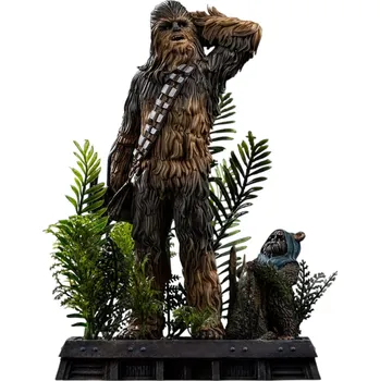 Soška Star Wars: Episode VI - Chewbacca and Tokkat 22 cm