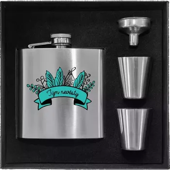 Placatka Placatka v krabičce Tým nevěsty - zelené lupeny