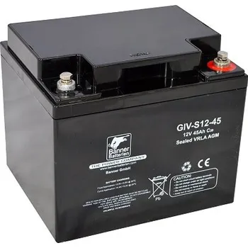 Autobaterie Autobaterie 12V 45AH Banner AGM GIV12-45 Banner 042600441205