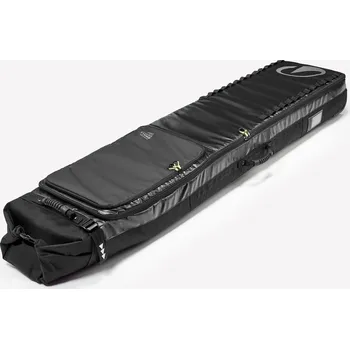 Sportovní taška WEDZE Cestovní vak na kolečkách na 2 páry lyží / 2 snowboardy 900 S ČERNÁ