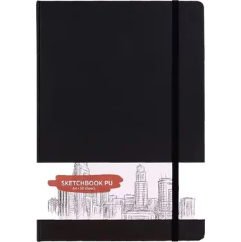 Skicák Via Chasse BV A4 tvrdý obal 50 listů 150 g/m² hnědý