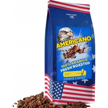 Káva zrnková Yankee Caffee Arabica 1000 g středně pražená