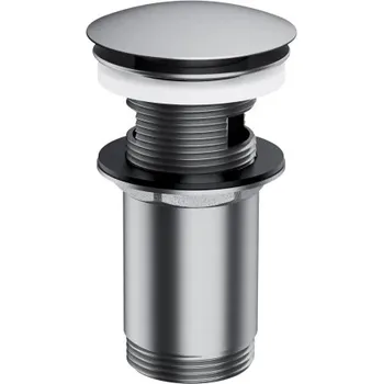 Sifon Omnires – umyvadlový click clack odtok s přepadem, broušený nikl A706NI