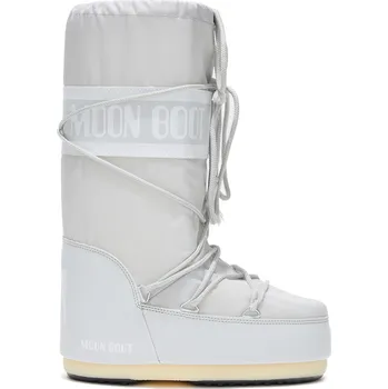 Dámská móda Dámské vysoké zimní boty MOON BOOT-MB ICON NYLON-H003 GLACIER GREY Šedá 42/44