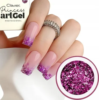 Přípravek na nehty Gel na zdobení nehtů Art Gel Princess Clavier Paint Manicure Aurora