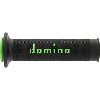 Gripy na motorku Domino gripy A010 road délka 120 + 125 mm, černo-zelené