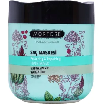 Vlasová regenerace MORFOSE QUINOA & HEMP PROFESSIONALNÍ MASKA NA VLASY 500 ML