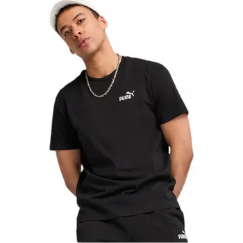 Pánské tričko Pánské Tričko Puma ESS Small No. 1 Logo 68253401 Černé tričko XL