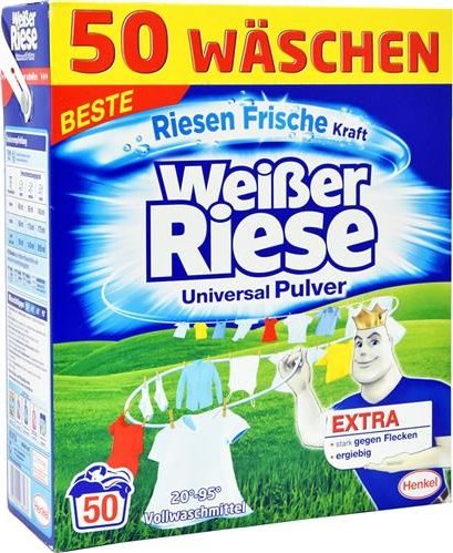 Weisser Riese Prášek na praní 50 Pracích cyklů