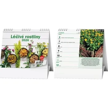 Kalendář Kalendář stolní, IDEÁL, Léčivé rostliny 2026