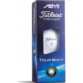 Golfový míček Golfový míček Titleist Tour Soft 360 AIM 3 ks