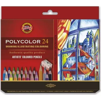 Pastelka Pastelky Polycolor 24 barev Koh-i-noor