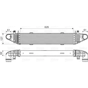 Chladič motoru Chladič turba VALEO 818679