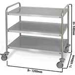 G.Gastro Servírovací vozík se 3…