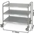 Servírovací stolek G.Gastro Servírovací vozík se 3 policemi 120 x 60 x 94 cm nerez