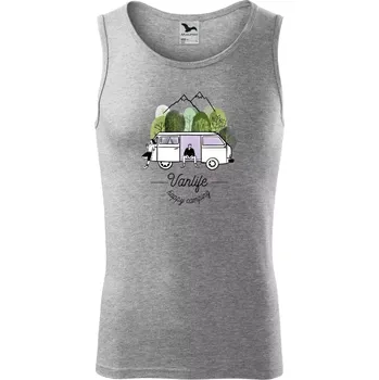 Pánské tílko Pánské tílko Malfini Core Vanlife happy camping