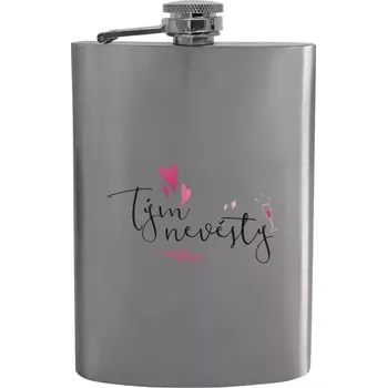 Placatka Placatka Tým nevěsty - srdíčka a lístečky