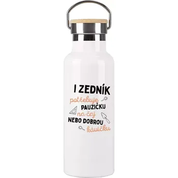 Termoska Termolahev I zedník potřebuje pauzičku