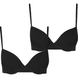 Podprsenky z Urban Classics - Dámská Basic bavlněná podprsenka (balení 2 ks) - Ženy - černá