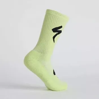 Pánské ponožky Ponožky Specialized Techno MTB Tall Logo Lmstn , velikost M