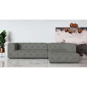 Sedací souprava Rohová sedací souprava do L FRESCO L Barva: Šedá