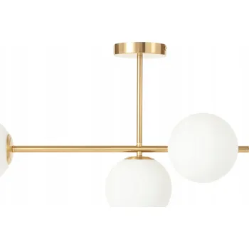 Stropní svítidlo (stropní svítidlo) kulatý Ledigo 28 x 41 cm bílé, zlaté