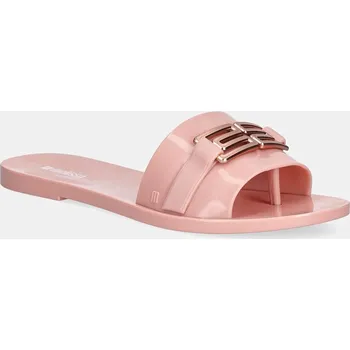 Dámské žabky Žabky Melissa MELISSA BABE M CHIC AD dámské, růžová barva, na plochém podpatku, M 36000.BF047 M.36000.BF047 30X, EUR 38
