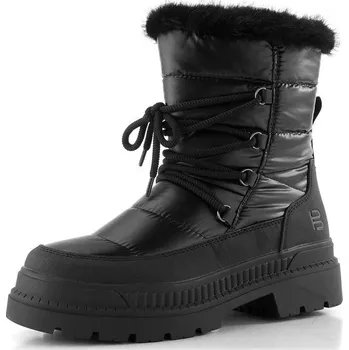 Dámské kozačky Bagatt prošívaný kotník na hrubé podešvi černý D31-ATZ50-6969 - 37 | P699666