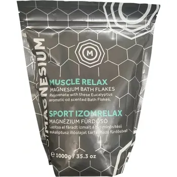 Tělový olej Magnesium koupelové vločky Muscle Relax 1 kg