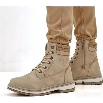 Dámské oblečení SVĚTLE HNĚDÉ DÁMSKÉ TRAPERY MISZUZ VEL. 39