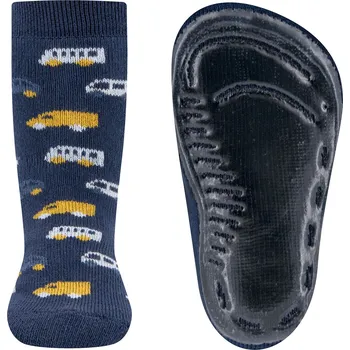 Ewers Stoppersocken SoftStep Fahrzeuge stahlblau 25-26