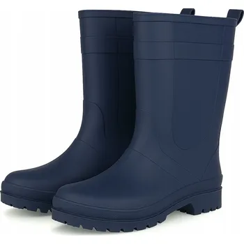 Pracovní obuv Holínky gumové, tmavě modré, klasické, vysoké, pracovní, velikost 39