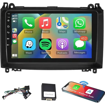 Audio Ossuret 8GB Autorádio Mercedes A/B Class, Sprinter, Vito, Viano, VW Crafter, Android 13, GPS