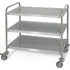 Servírovací stolek G.Gastro Servírovací vozík se 3 policemi 120 x 60 x 94 cm nerez