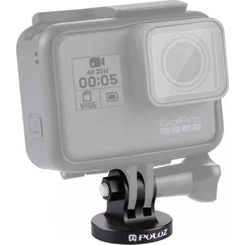 Puluz adaptér se závitem 1/4 pro uchycení stativu pro GoPro - černý